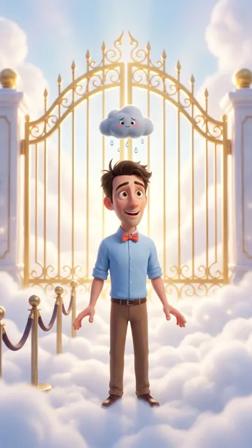 Lawrence waits in heaven's queue